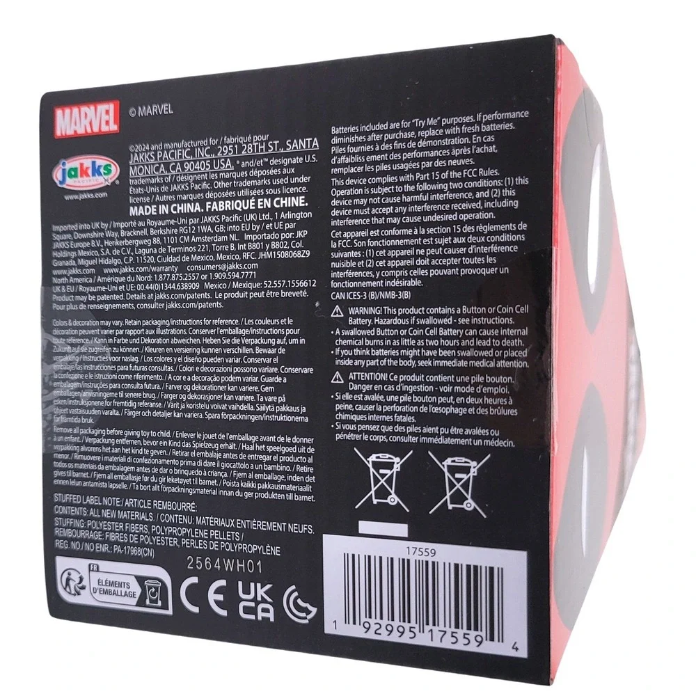 Marvel Deadpool Doll 14+ Film Lines‎ Talking Collectible Toy - Shelf Talkers